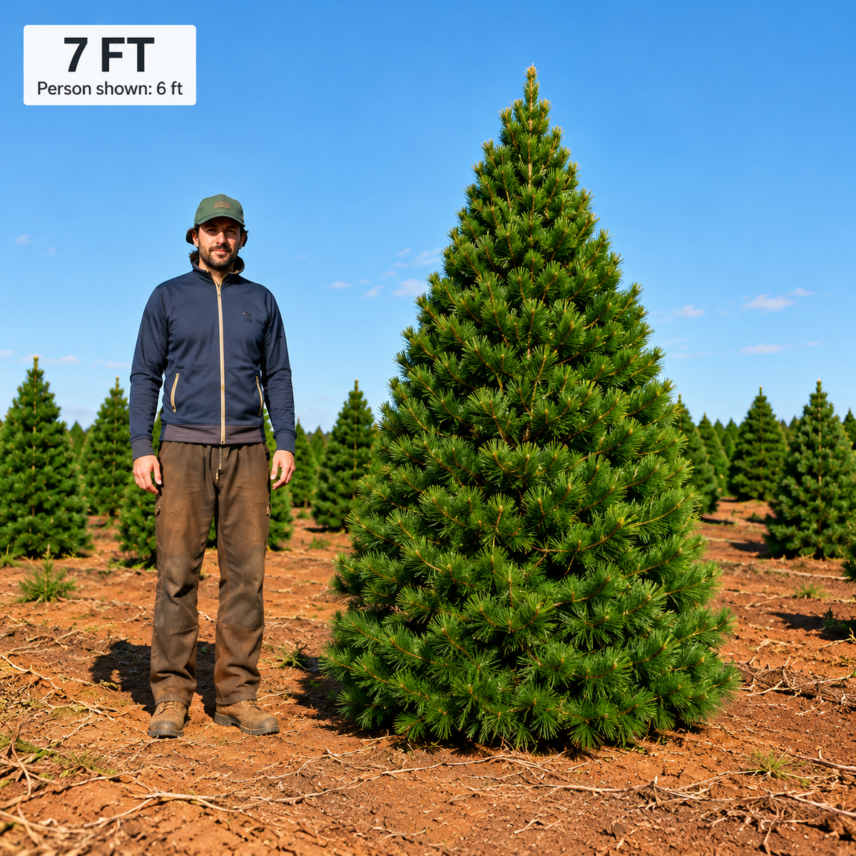 Farm Fresh Christmas Tree - 7ft