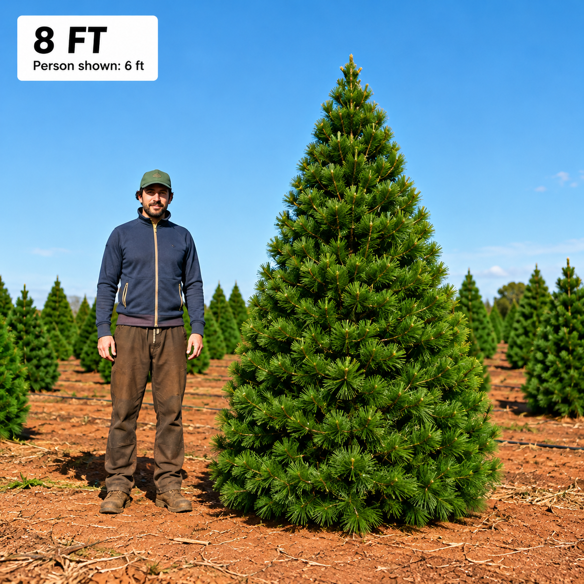 Farm Fresh Christmas Tree - 8ft